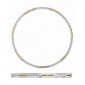 Beautifully Crafted Diamond Bangles in 18k Yellow Gold with Certified Diamonds - BR0032P